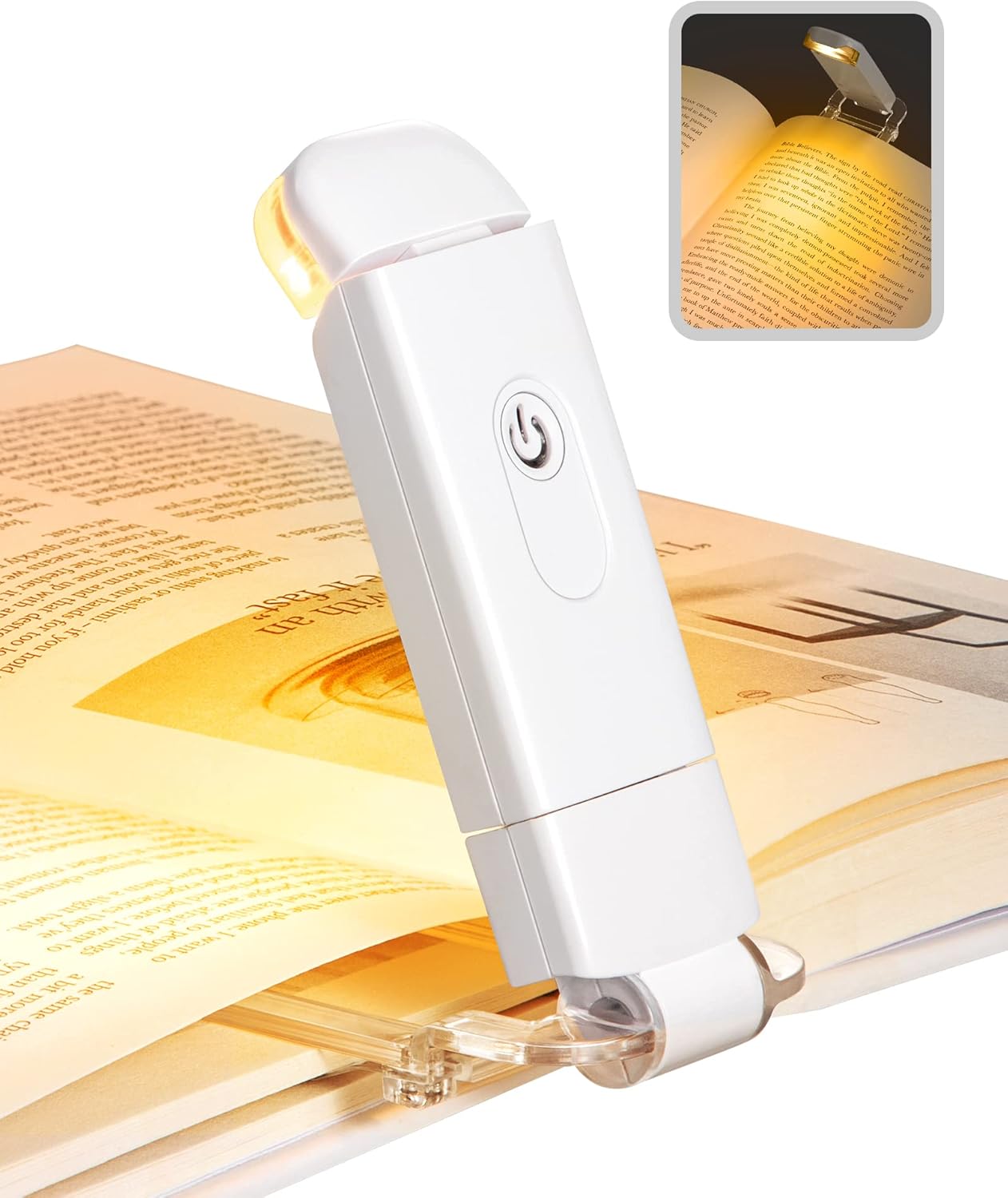 AuraGlow Clip: Book Reading Light