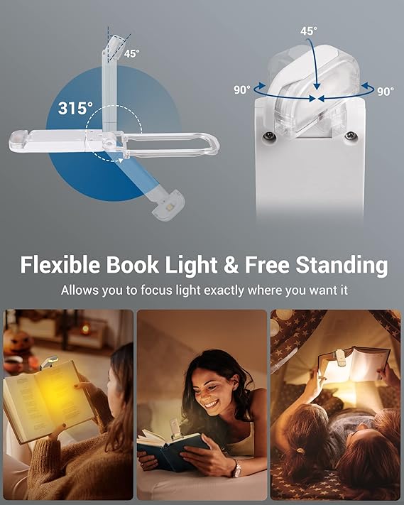 AuraGlow Clip: Book Reading Light